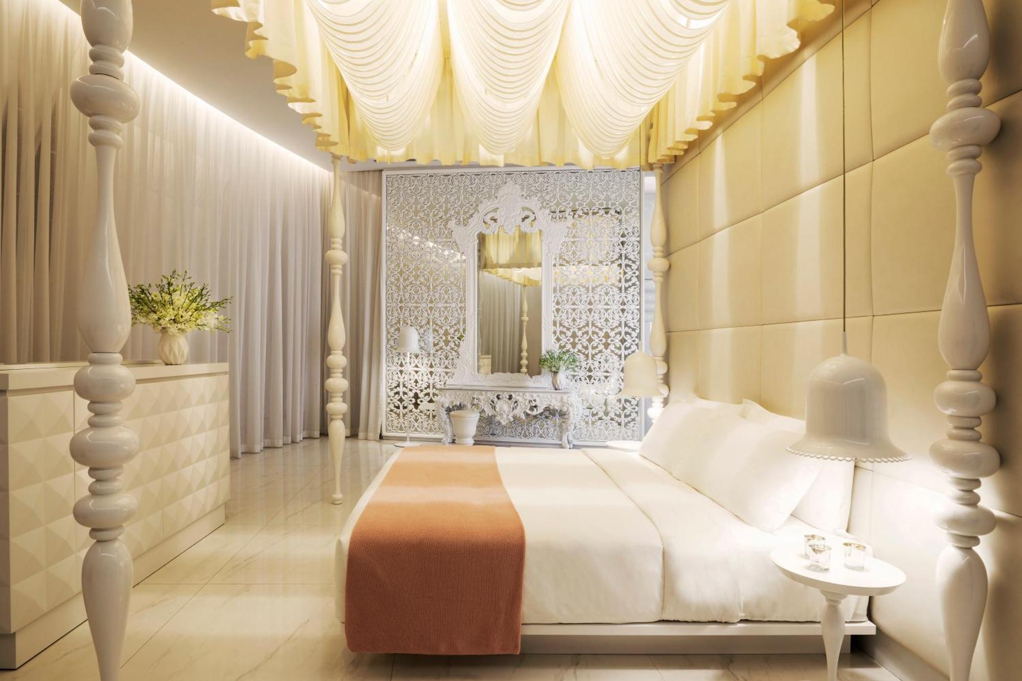 فندق موندريان الدوحة الغرفة الصورة A bedroom at the hotel